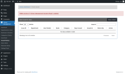 Page screenshot: Library Management &rarr; Issued History