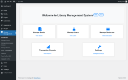 Page screenshot: Library Management