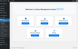 Page screenshot: Library Management