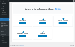 Page screenshot: Library Management