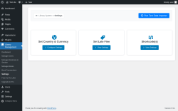 Page screenshot: Library Management &rarr; Settings