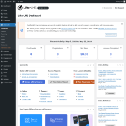 Page screenshot: LifterLMS