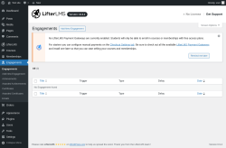 Page screenshot: Engagements