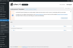 Page screenshot: Engagements &rarr; Achievements