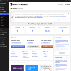 Page screenshot: LifterLMS