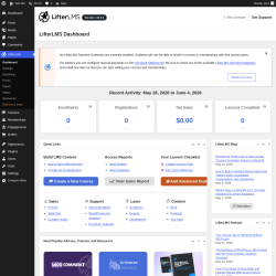Page screenshot: LifterLMS