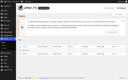 Page screenshot: Orders