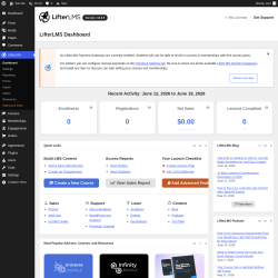 Page screenshot: LifterLMS