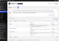 Page screenshot: LifterLMS &rarr; Forms