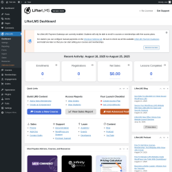 Page screenshot: LifterLMS