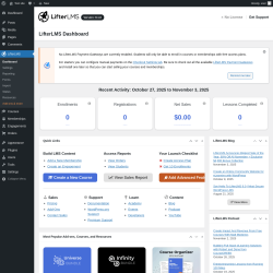 Page screenshot: LifterLMS