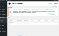Page screenshot: Orders