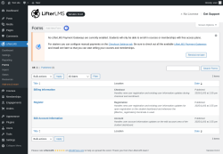 Page screenshot: LifterLMS → Forms