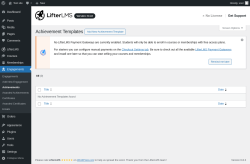 Page screenshot: Engagements &rarr; Achievements