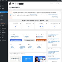 Page screenshot: LifterLMS