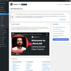 Page screenshot: LifterLMS &rarr; Resources