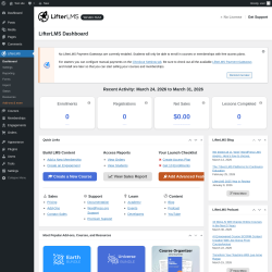 Page screenshot: LifterLMS