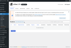 Page screenshot: LifterLMS &rarr; Reporting