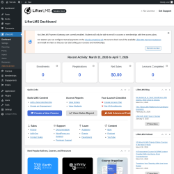 Page screenshot: LifterLMS