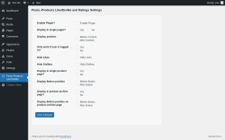 Page screenshot: Posts-Products Like/Dislike