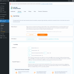 Page screenshot: Limit Login Attempts → Settings