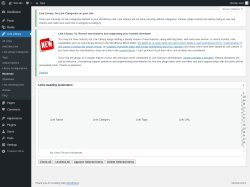 Page screenshot: Link Library → Moderate