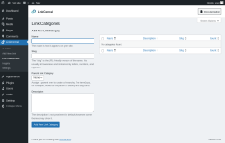 Page screenshot: LinkCentral → Link Categories