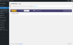 Page screenshot: LinkMyDeals → Logs