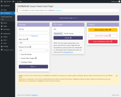 Page screenshot: LinkMyDeals