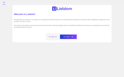 Page screenshot: Listdom → Wizard