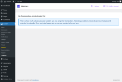Page screenshot: Listdom → Licenses