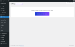 Page screenshot: Listings