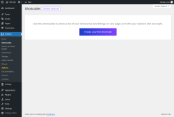Page screenshot: Listdom → Shortcodes