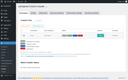 Page screenshot: LiteSpeed Cache &rarr; Crawler