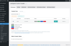 Page screenshot: LiteSpeed Cache &rarr; Crawler