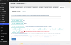 Page screenshot: LiteSpeed Cache &rarr; Toolbox &rarr; Beta Test