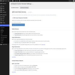 Page screenshot: LiteSpeed Cache &rarr; General