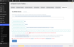 Page screenshot: LiteSpeed Cache &rarr; Toolbox &rarr; Beta Test