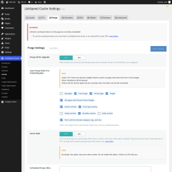 Page screenshot: LiteSpeed Cache &rarr; Cache &rarr; Purge
