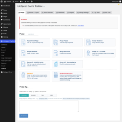 Page screenshot: LiteSpeed Cache &rarr; Toolbox