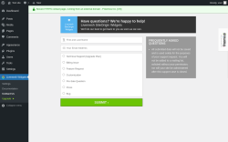 Page screenshot: Livemesh Widgets → Contact Us