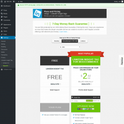Page screenshot: Settings → Upgrade  ➤