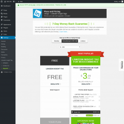 Page screenshot: Settings → Upgrade  ➤