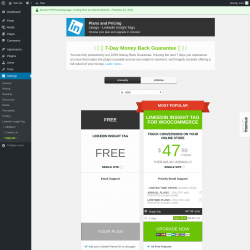 Page screenshot: Settings → Upgrade  ➤
