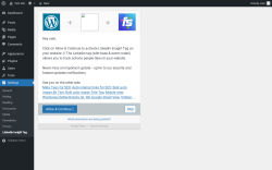 Page screenshot: Linkedin Insight Tags Settings ‹ Test site — WordPress