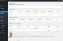 Page screenshot: Delivery Drivers