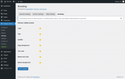 Page screenshot: Delivery Drivers &rarr; Settings &rarr; Branding