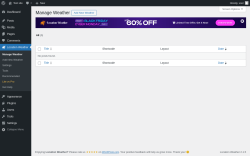 Page screenshot: Location Weather