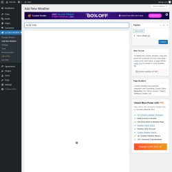 Page screenshot: Location Weather → Add New Weather