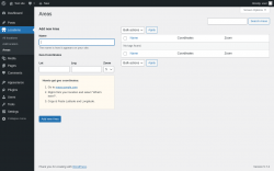 Page screenshot: Locations → Areas
